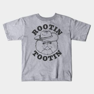 rootin tootin cats Kids T-Shirt